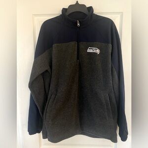 NFL Seattle Seahawks Quarter Zip Fleece Pullover
